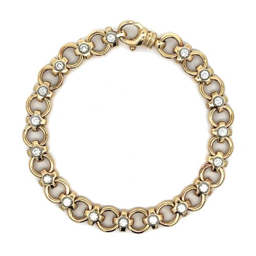 CROSS LINK DIAMOND BRACELET 1.40CT