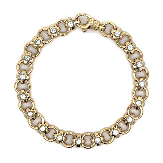 CROSS LINK DIAMOND BRACELET 1.40CT