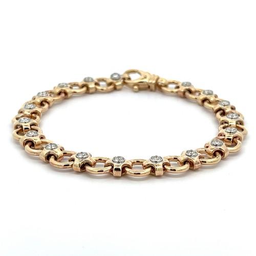 CROSS LINK DIAMOND BRACELET 1.40CT