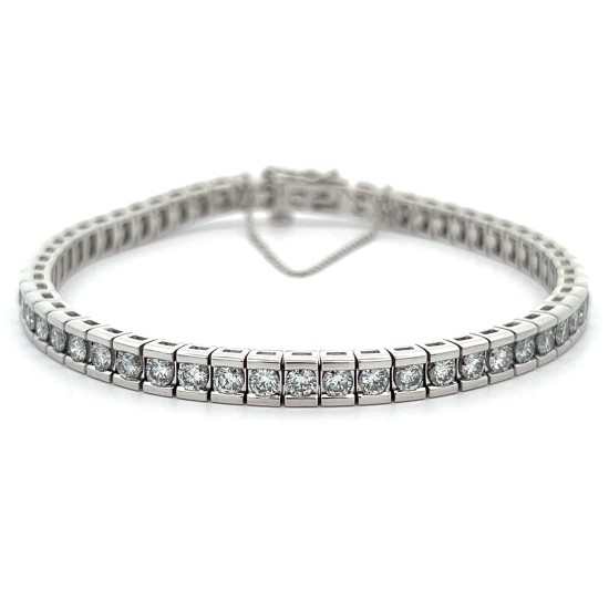 DIAMOND TENNIS BRACELET 4.10CT