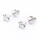CLASSIC SOLITAIRE DIAMOND STUDS 0.68CTS