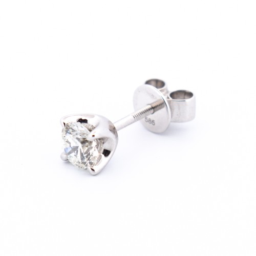 CLASSIC SINGLE STUD EARRING 0.50CT