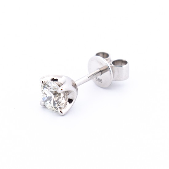 CLASSIC SINGLE STUD EARRING 0.50CT