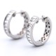 CLASSIC BAGUETTE CUT DIAMOND HOOP EARRINGS