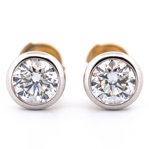 MODERN RUBOVER DIAMOND STUDS 1.80CT