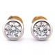 MODERN RUBOVER DIAMOND STUDS 1.80CT
