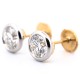 MODERN RUBOVER DIAMOND STUDS 1.80CT