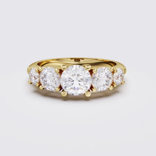 CLASSIC GRADUATED FIVE STONE 1.25CT
